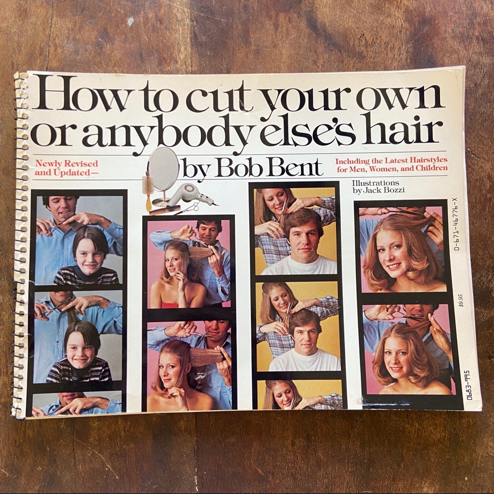 Vintage Hair-cutting Book by Bob Bent